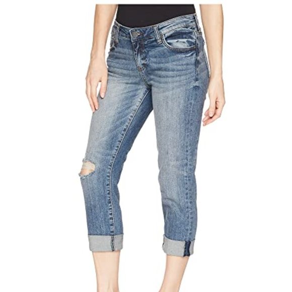 Kut from the Kloth Denim - NEW NWT! KUT FROM THE KLOTH CATHERINE ANKLE STRAIGHT LEG jeans cropped 20W